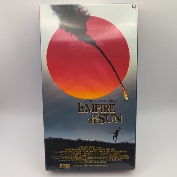 Empire of the Sun VHS 92 Warner Bros Spielberg SEALED WHV Watermark - Picture 1 of 8
